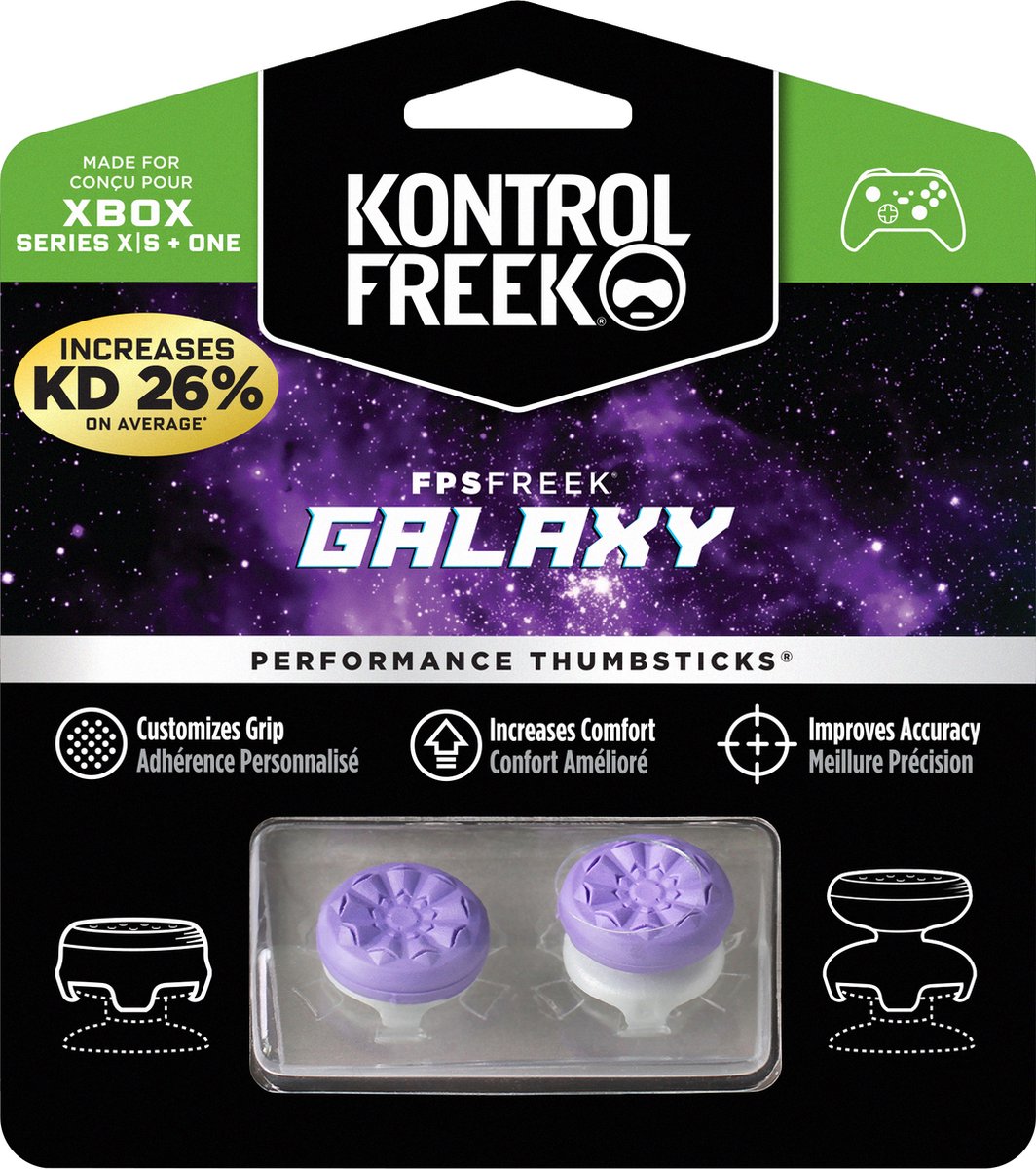 KontrolFreek FPS Freek Galaxy Thumbsticks - Xbox Series X|S & Xbox One -  Paars | bol.com