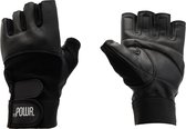MYPOWR. Fitness Handschoenen met Polsondersteuning - Wrist Wraps - Maat L
