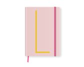 Monogram Notebook - Eerste Notebook - Gepersonaliseerde Luxe - Letter Notebook L