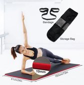 Yoga mat - Fitness mat - Anti slip - Extra dik - Inclusief draagtas en riem