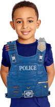 Kogelvrij politie vest verkleed speelgoed voor kinderen - Politie thema verkleedkleding - Carnaval