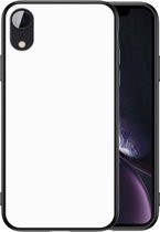 TPU Backcover Apple iPhone XR Telefoon Hoesje Zwart/wit