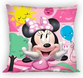 Disney Minnie Mouse (2 Zijden) Sierkussens - Kussen - 40 x 40 inclusief vulling - Kussen van Polyester - KledingDroom®