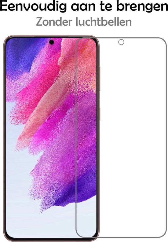 Protecteur d'écran Samsung S21 FE - Glas protecteur d'écran Samsung Galaxy S21 FE - Glas protecteur d'écran Samsung S21 FE Extra fort - 2 pièces