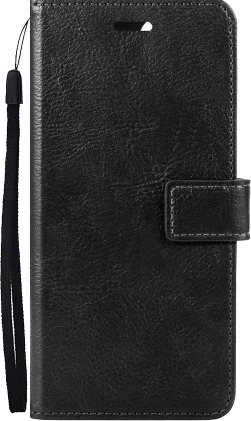 Samsung Galaxy S21 FE Cover Bookcase Zwart - Flip Case Zwart - Samsung Galaxy S21 FE Book Cover - Samsung Galaxy S21 FE Case Zwart