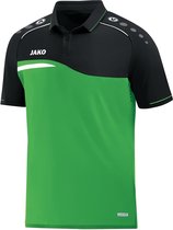 Jako - Polo Competition 2.0 - Polo Competition 2.0 - S - softgroen/zwart