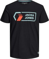 Jack & Jones T-shirt Logan Black (Maat: 4XL)