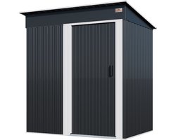 Gardebruk Tuinhuis - 185x165x90cm Schuifdeur – Antraciet
