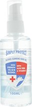 Simply Protect Alcohol Cleansing Hand Gel 100ml