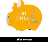 Spaarvarken Hier Storten