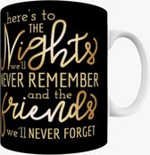 Mijnmokbedrukken® | FRIENDS WE'LL NEVER FORGET | Mok met tekst | Mok voor vrienden