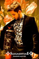 Flabbergasted | Velvet Colbert | Velour Blazer | ZWART | Maat XXL/56