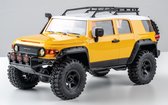 FMS Toyota FJ Land Cruiser Scaler 1/18 RTR geel - Crawler -  Radiografisch Bestuurbare Auto - RC auto - Officially licensed - Detailed scale replica