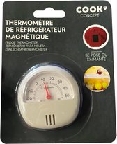 Koelkast Thermometer – Diepvries Thermometer – Temperatuurmeter – Keukenthermometer – Keuken Thermometer – Magnetisch – Wit