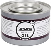 Olympia Brandpasta Gel in blikjes a 200 gram (24 stuks)