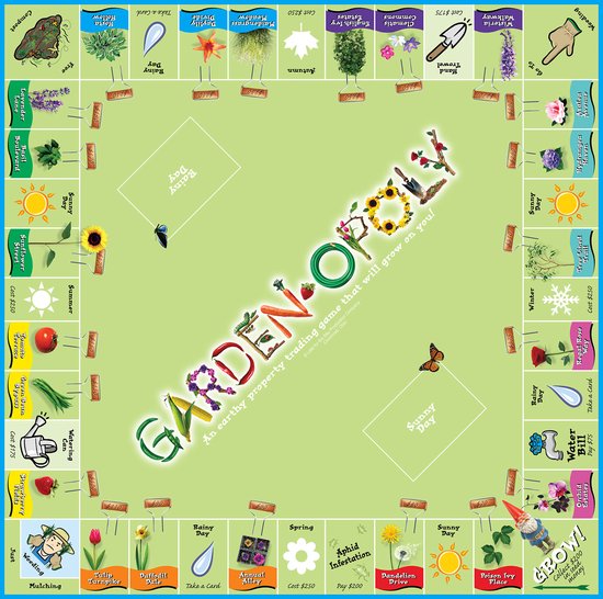 Thumbnail van een extra afbeelding van het spel Garden-Opoly - bordspel