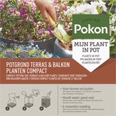 Pokon Kokos Potgrond Compact voor Terras & Balkon - 20l - Potgrond (compact formaat) - 6 maanden voeding - Alleen water toevoegen