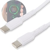 USB-C Snoer - 60W - USB C naar USB C - Flexibele Kabel - Datakabel - 480MBps - Voor GSM, Smartphone, Tablet, Telefoon, Laptop