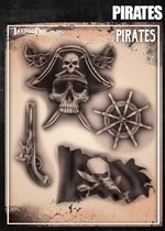 Wiser's Airbrush TattooPro Stencil – Pirates