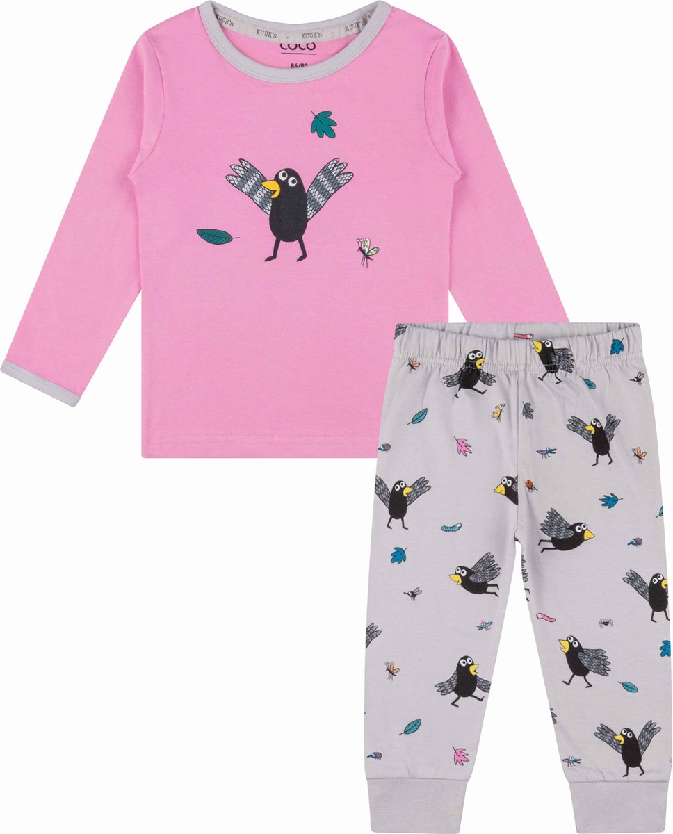 KUUK'n- Coco- pyjama meisjes, roze, 86/92
