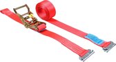 Spanband 50 mm 2 ton 5M Rood met Sleufgatfitting