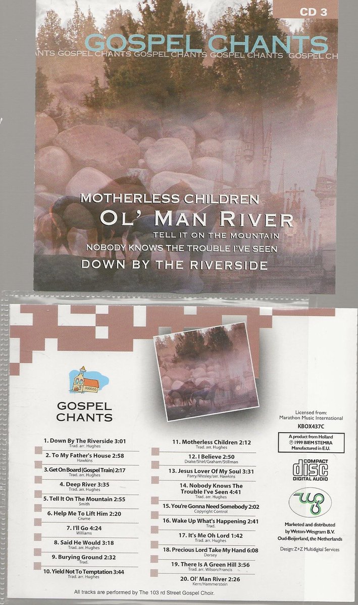GOSPEL CHANTS vol > 3 OL' MAN RIVER