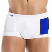 Modus Vivendi - Mondriaan Boxer Wit - Maat S - Heren Boxer - Mannen Ondergoed