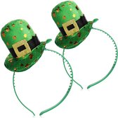 Diadeem voor St. Patrick's Day - outfits en accessoires voor het groene, Ierse festival - voor Mardi Gras, Carnival, Parade, Motto Party, Irish Pub, Ierse Pub