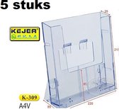 A4 Folderstandaard ( 5 stuks )