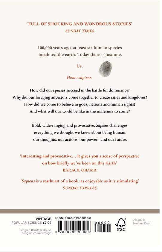 Sapiens : A Brief History of Humankind by Yuval Noah Harari