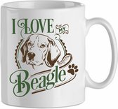 Mok I Love My Beagle | Hond| Cadeau| Cadeau | Beker 31 CL