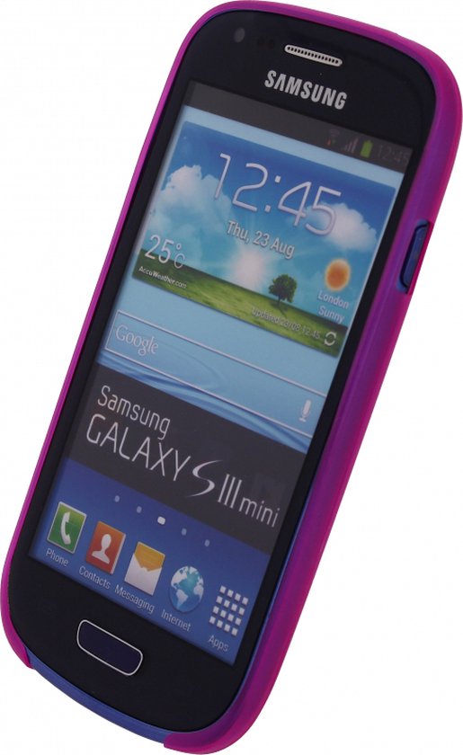 Xccess Thin Case Frosty Samsung Galaxy SIII mini i8190 Pink | bol.