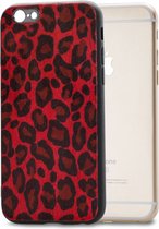 Apple iPhone 6/6s Hoesje - Mobilize - Gelly Serie - TPU Backcover - Red Leopard - Hoesje Geschikt Voor Apple iPhone 6/6s