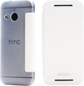Geleidbaarheid bodem Helm HTC One Mini 2 Hoesje - Rock - Elegant Side Serie - Kunststof Bookcase -  Wit - Hoesje... | bol.com