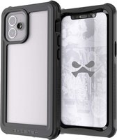 Apple iPhone 12 Mini Hoesje - Ghostek - Nautical 3 Serie - Hard Kunststof Backcover - Transparant / Zwart - Hoesje Geschikt Voor Apple iPhone 12 Mini