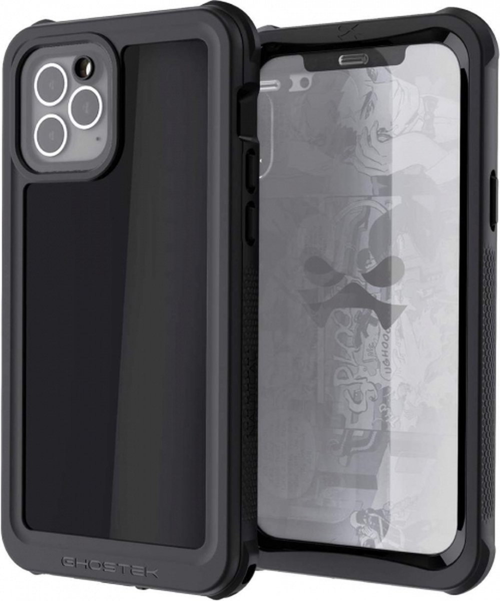 Apple iPhone 12 Hoesje - Ghostek - Nautical 3 Serie - Hard Kunststof Backcover - Zwart - Hoesje Geschikt Voor Apple iPhone 12