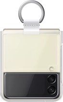 Clear Hoesje met Ring - Samsung Galaxy Z Flip3 5G - Transparant
