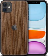 dskinz Telefoonsticker Back Skin for Apple iPhone 11 Zebra Wood