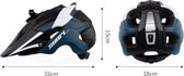 Camera - MTB fiets - helm - downhill - verlichting achter - camaramount - camera houder - zwart - verstelbaar - maat L (57 - 61 cm)