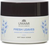 Umami Fresh Leaves Jap.munt&gember Body Scrub250ml