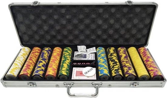 Pokerset 500 - Groot - | bol.com