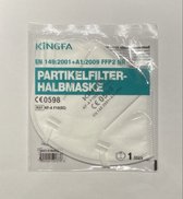 KF - 24 Stuks FFP2 - Wit Mondkapje/Mondmasker - per stuk verpakt - Gecertificeerd, CE0598