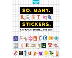So. Many. Letter Stickers.