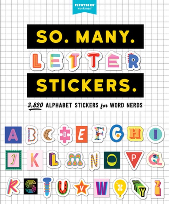 So. Many. Letter Stickers. - cover