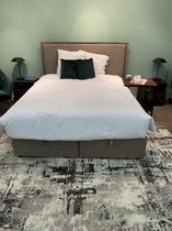 BOXSPRING - OPBERGRUIMTE - 160 X 200 - TAUPE - POCKETVEREN