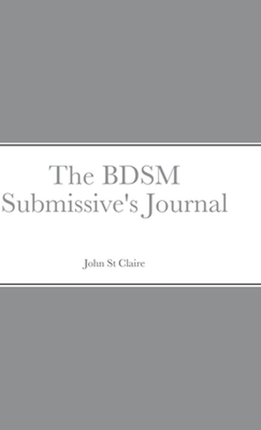 The BDSM Submissive's Journal - cover