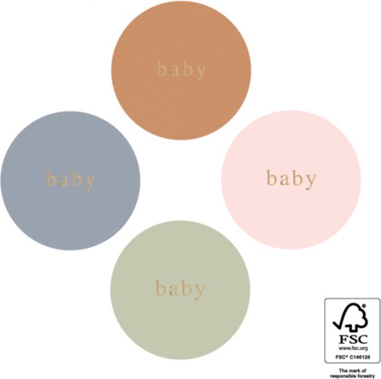 Foto: Sluitzegel geboorte baby goud blauw taupe poeder rose grijs beige goud baby geboortesticker jongen meisje envelop sticker geboorte kaart bedankje cadeau gift cadeauzakje traktatie babyshower dh collection