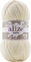 Alize Bella 01 Cream Pakket 5 bollen 500 Gram
