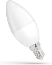 Spectrum - LED lamp dimbaar E14 - C37 - 6W vervangt 41W - 4000k helder wit licht