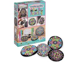 Grafix Mandala Stenen Schilderen Pakket | Happy Stones maken | Rock painting pakket | Schilderen voor kinderen